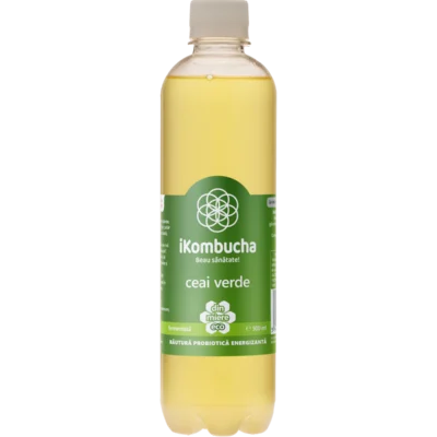 Ceai bio fermentat cu probiotice iKombucha, cu CEAI VERDE- Baia Mare