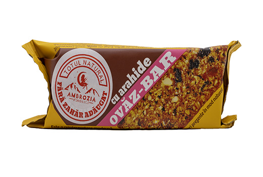 BATON CU OVAZ-ARAHIDE ȘI FRUCTE USCATE
