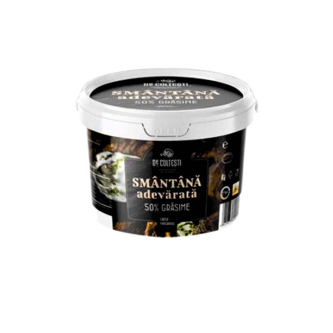 SMÂNTÂNĂ ADEVĂRATĂ 400 g 50% grasime - De Colțești