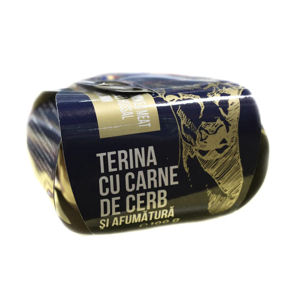Terina cu carne de cerb si afumatura - Sălaj