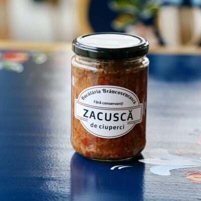 Zacuscă ciuperci -Bucătăria Brâncovenească