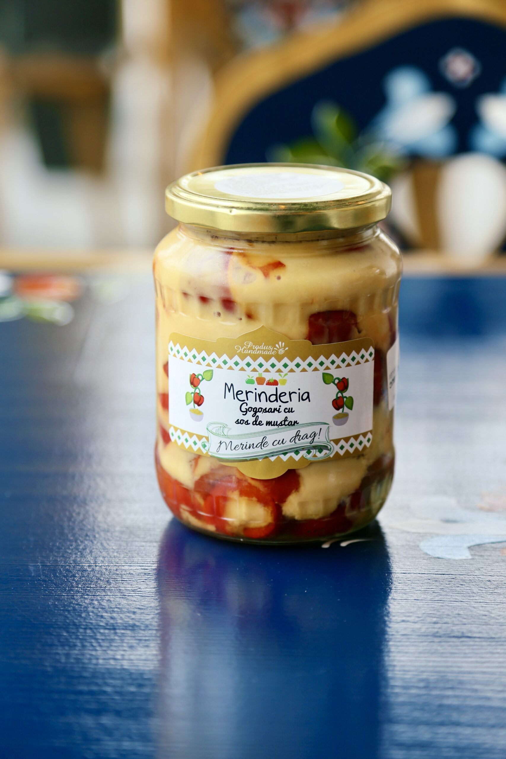 Gogoșari în sos de muștar